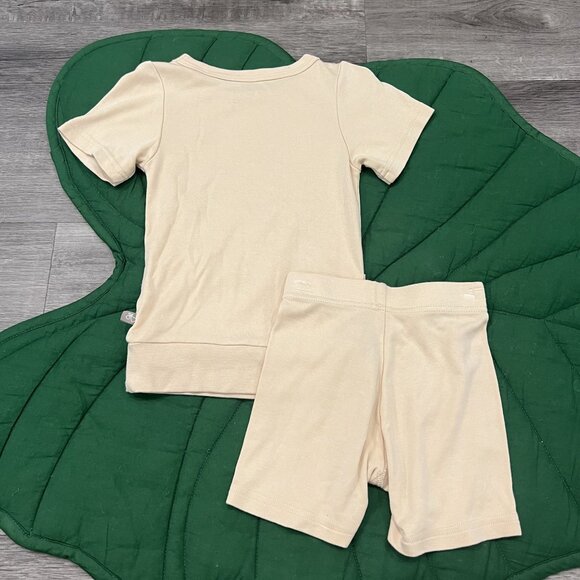 Goumi 2T All Day Bike Set Outfit GTan Bamboo Organic Cotton - Picture 2 of 6